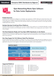 Enterprise SONiC Distribution Datasheet by Edgecore